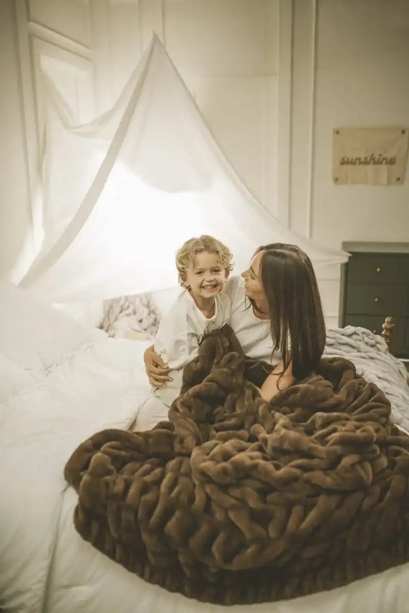 Hugs Hot Fudge Blanket
