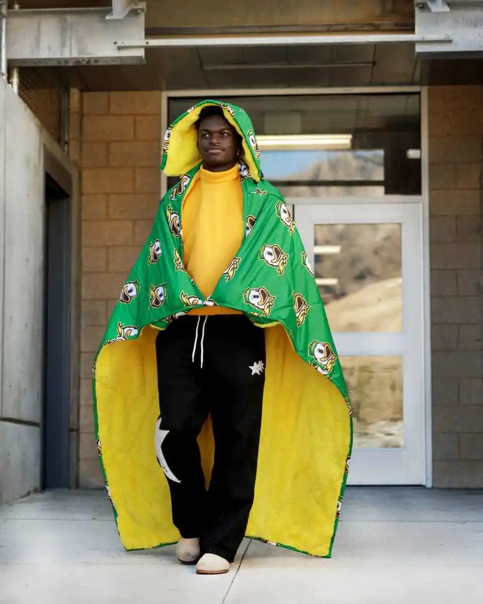 University of Oregon Ducks Hooded Stadium Everywhere Blanket