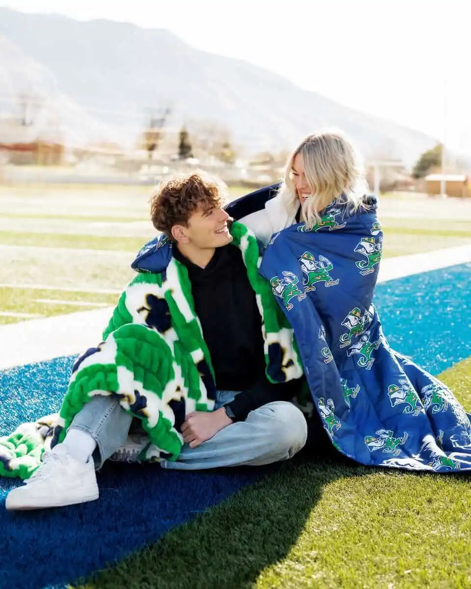 Notre Dame Fighting Irish Hooded Stadium Everywhere Blanket