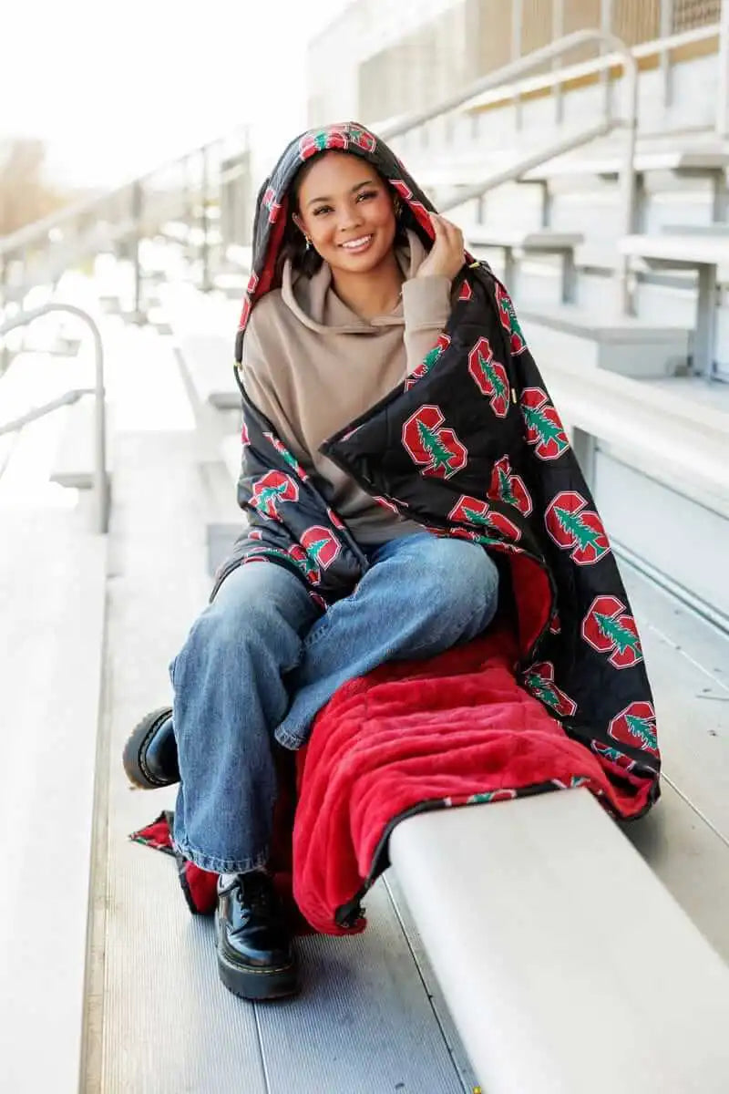 Stanford Cardinal Hooded Stadium Everywhere Blanket