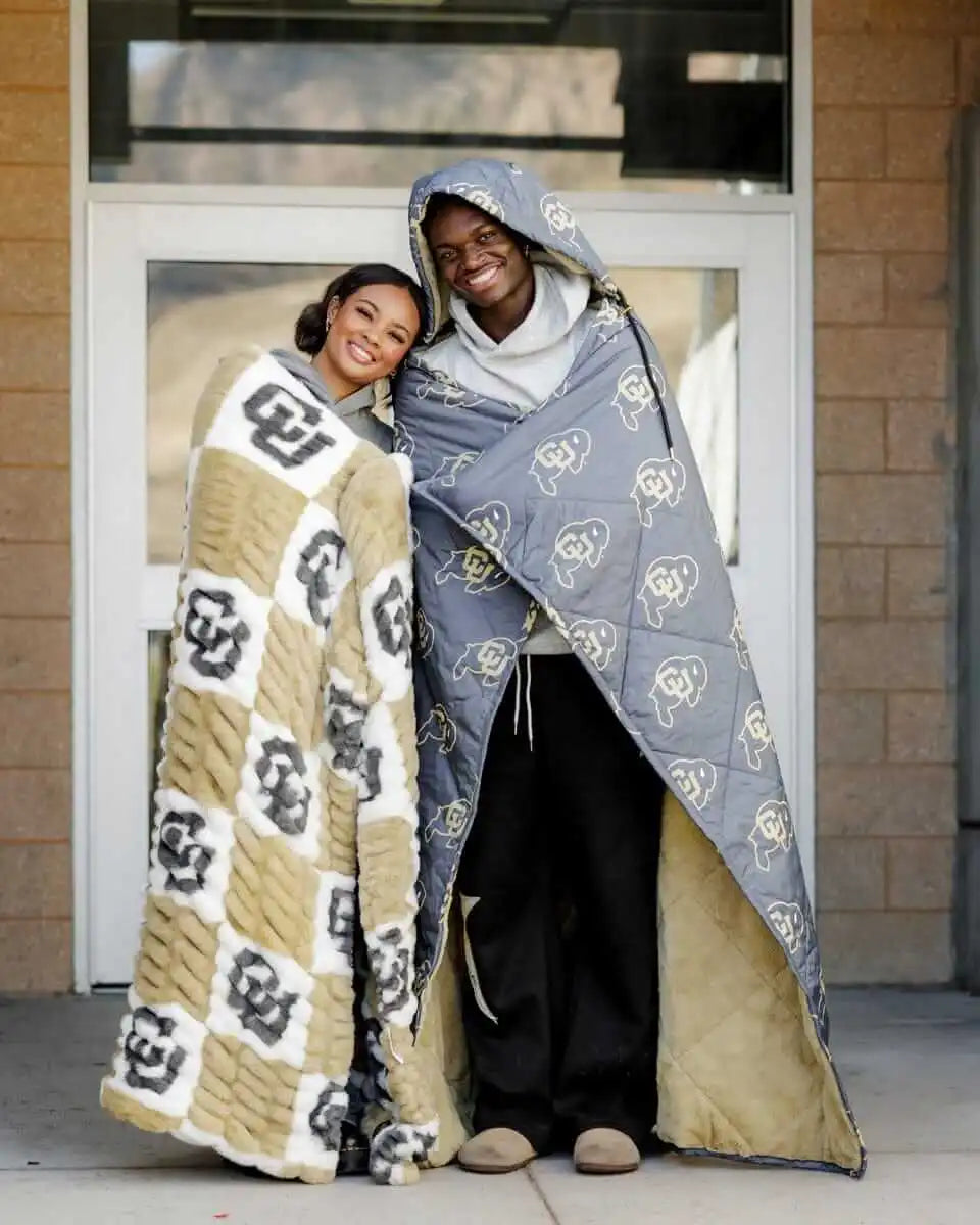 Colorado Buffaloes Hooded Stadium Everywhere Blanket