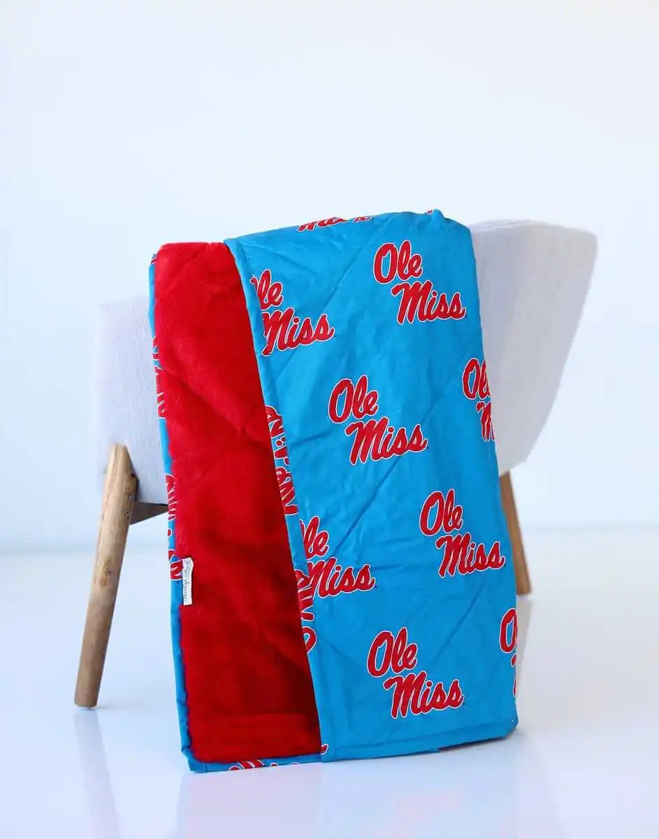 Ole Miss Rebels Hooded Stadium Everywhere Blanket