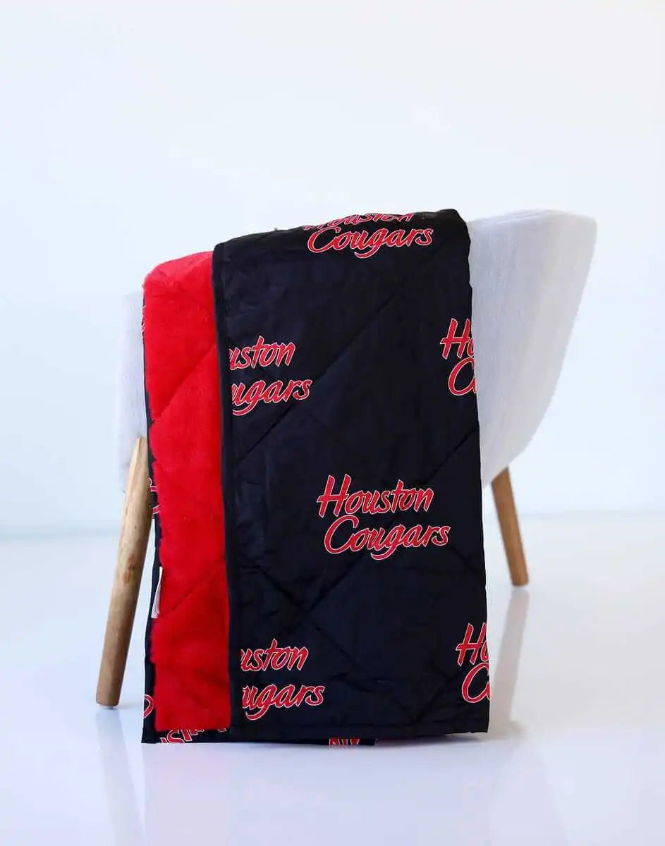 Houston Cougars Hooded Stadium Everywhere Blanket