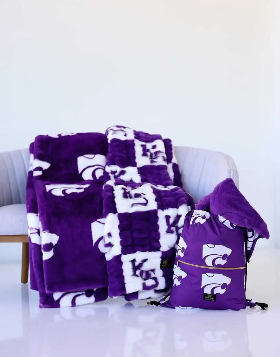 Kansas State Wildcats Hooded Stadium Everywhere Blanket