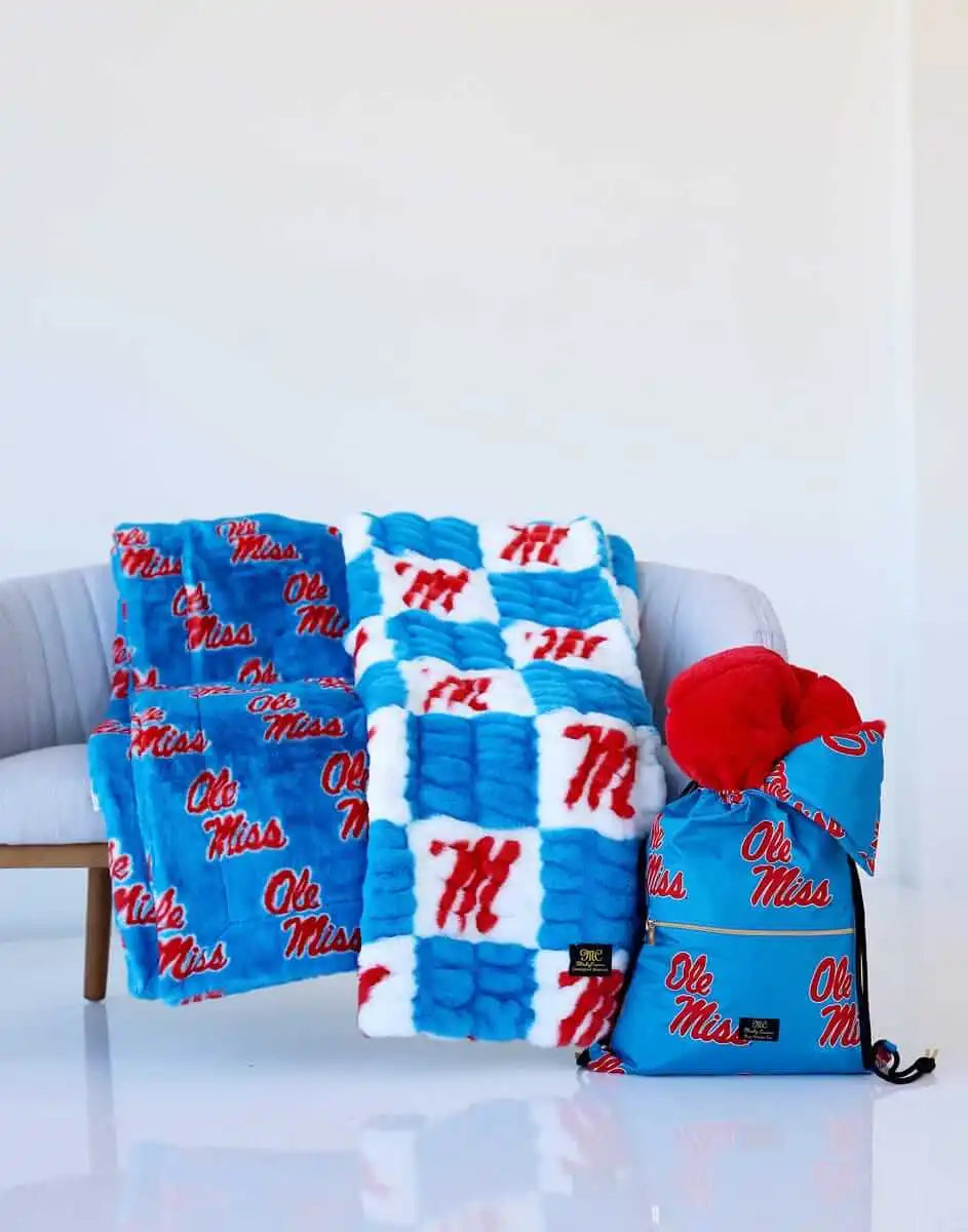 Ole Miss Rebels Hooded Stadium Everywhere Blanket