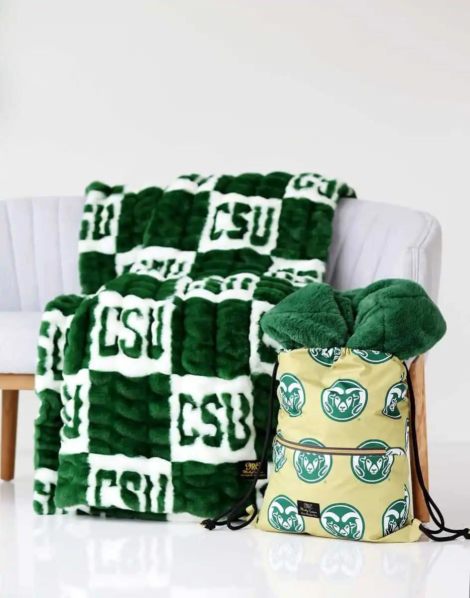 Colorado State Rams Hooded Stadium Everywhere Blanket