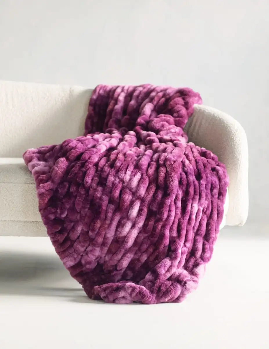 Hugs Cotton Candy Plum Blanket