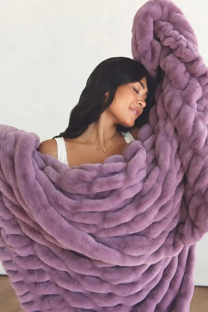 Hugs Grape Blanket