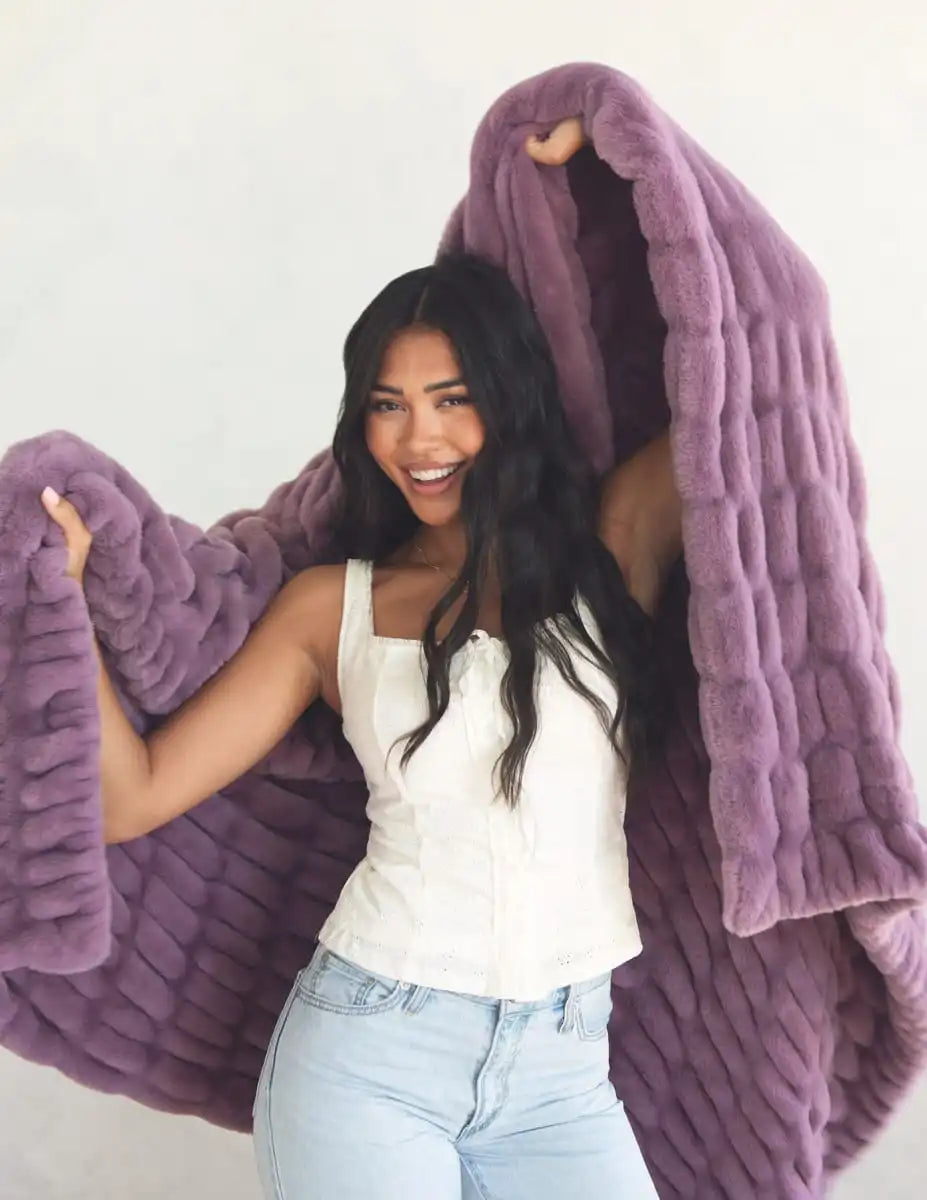 Hugs Grape Blanket