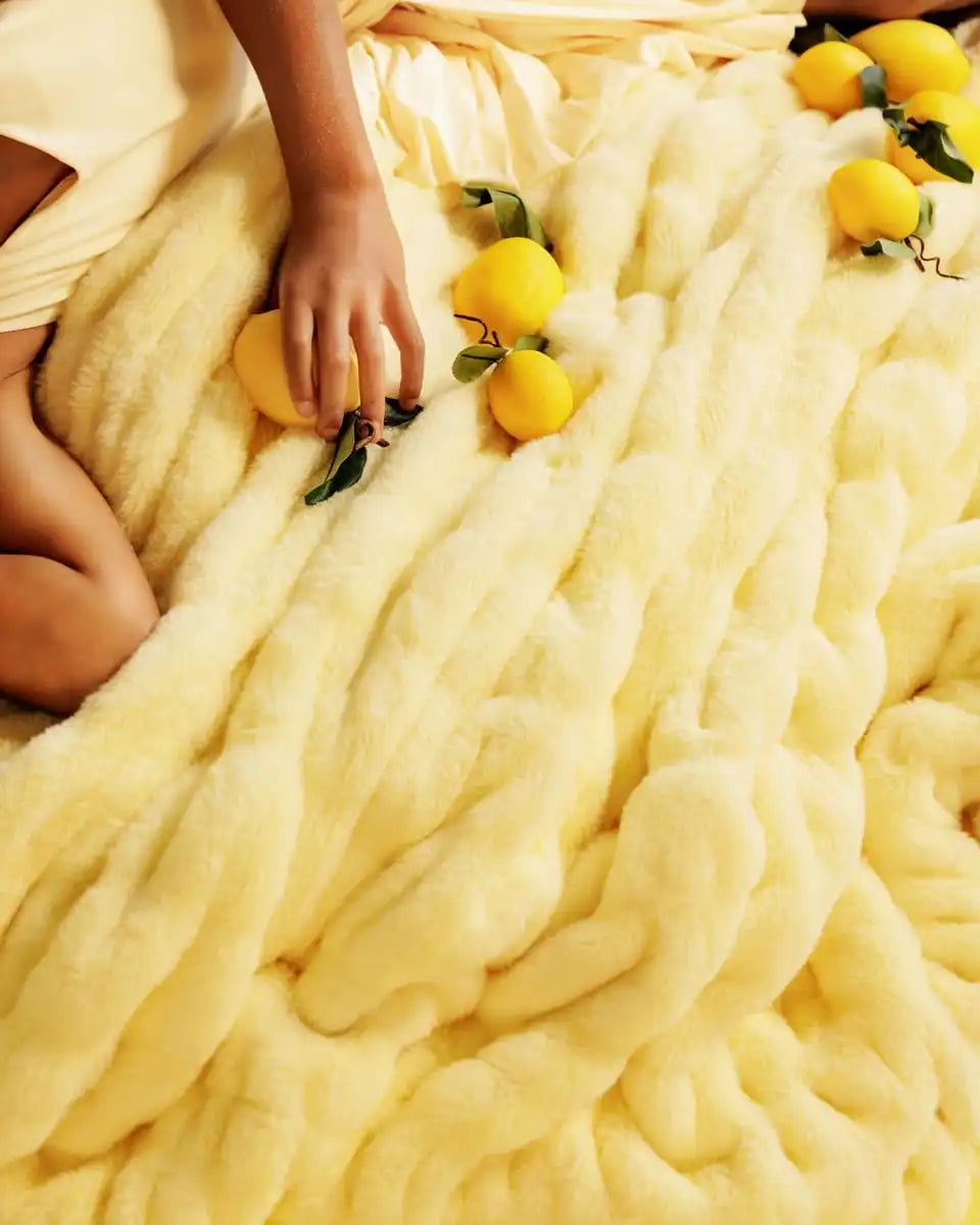 Hugs Light Pear Blanket