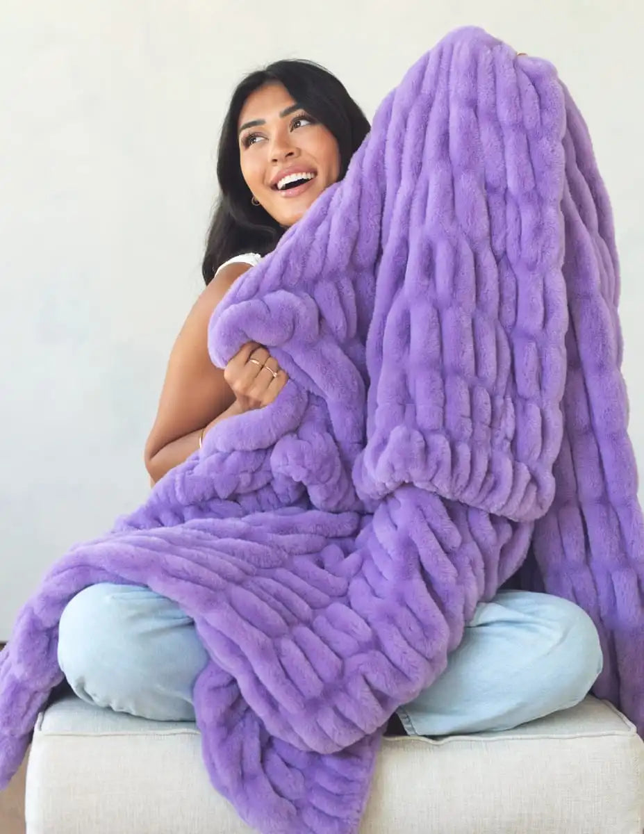 Hugs Orchid Blanket