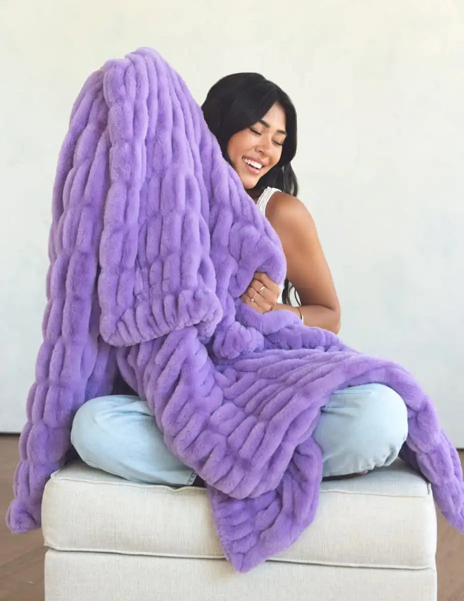 Hugs Orchid Blanket