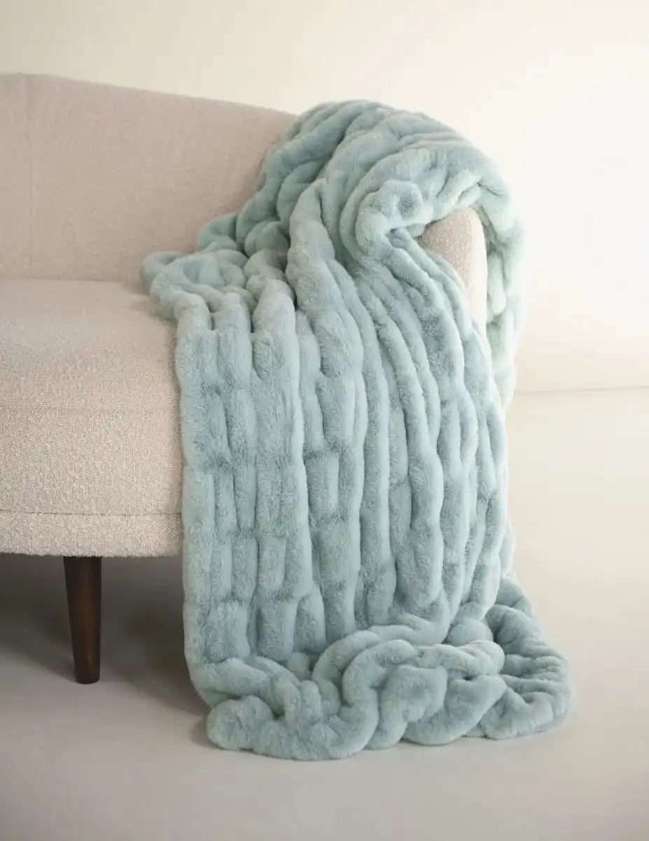 Hugs Willow Blue Blanket