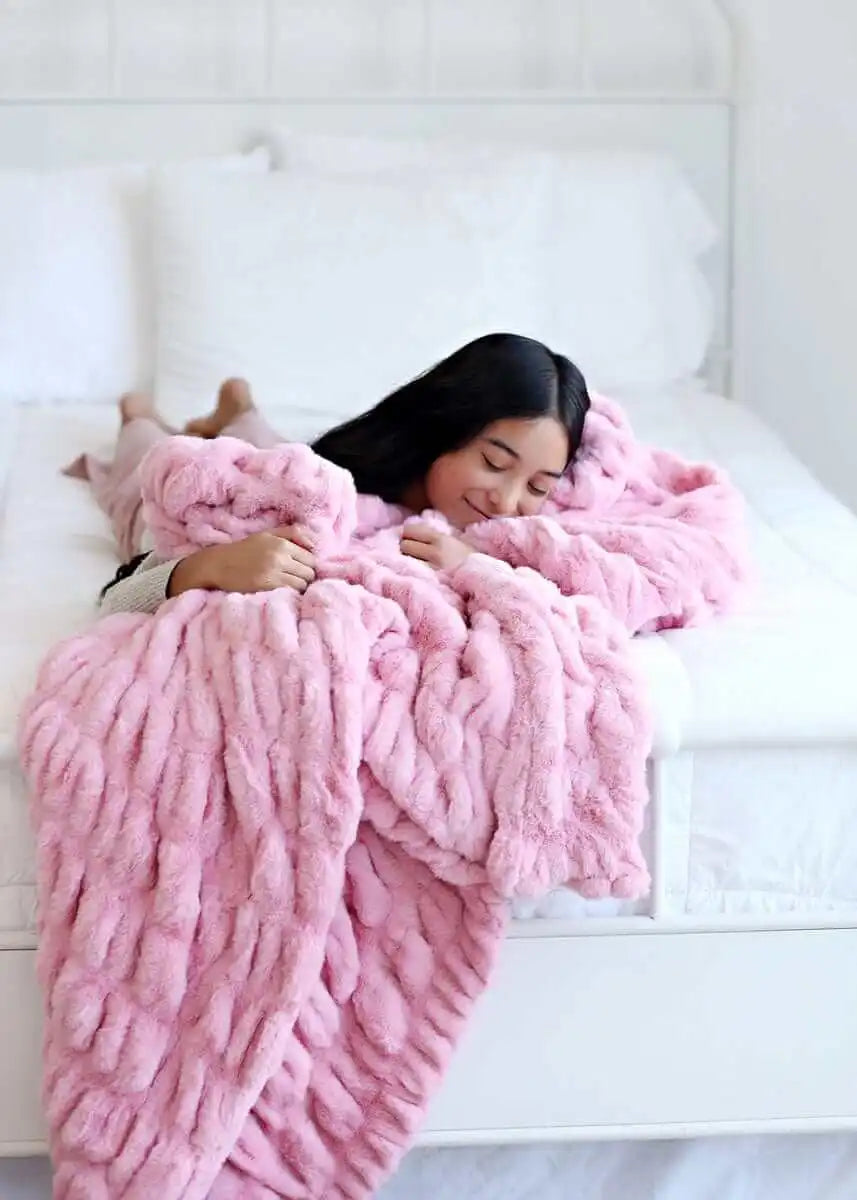 Hugs Cookie Pink Blanket