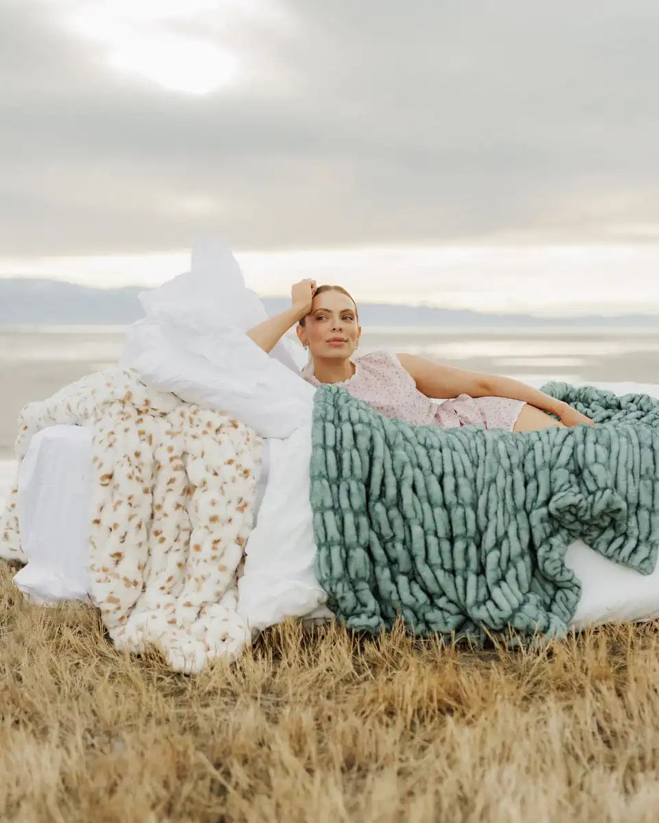Hugs Jade Blanket