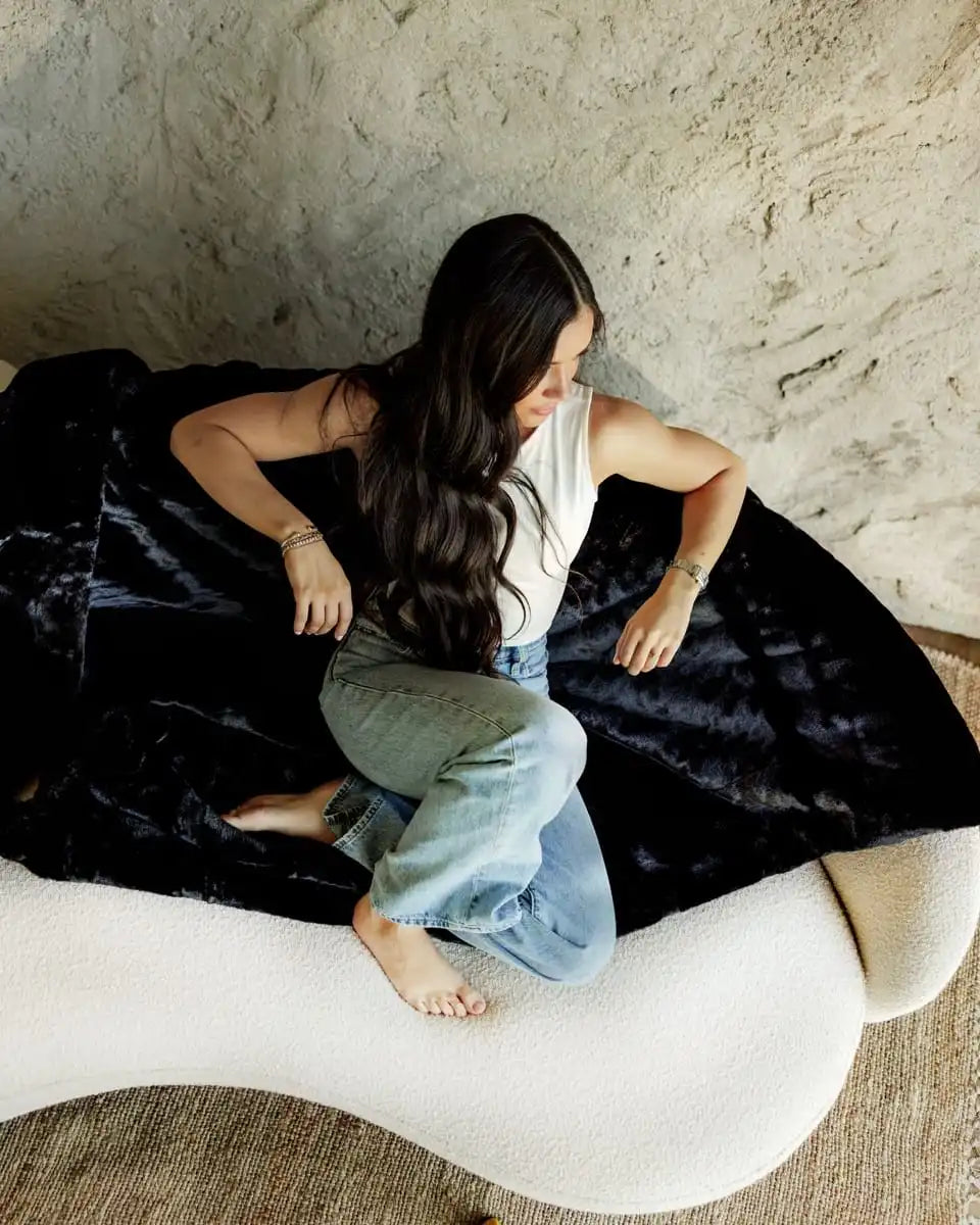Lush Black Onyx Blanket