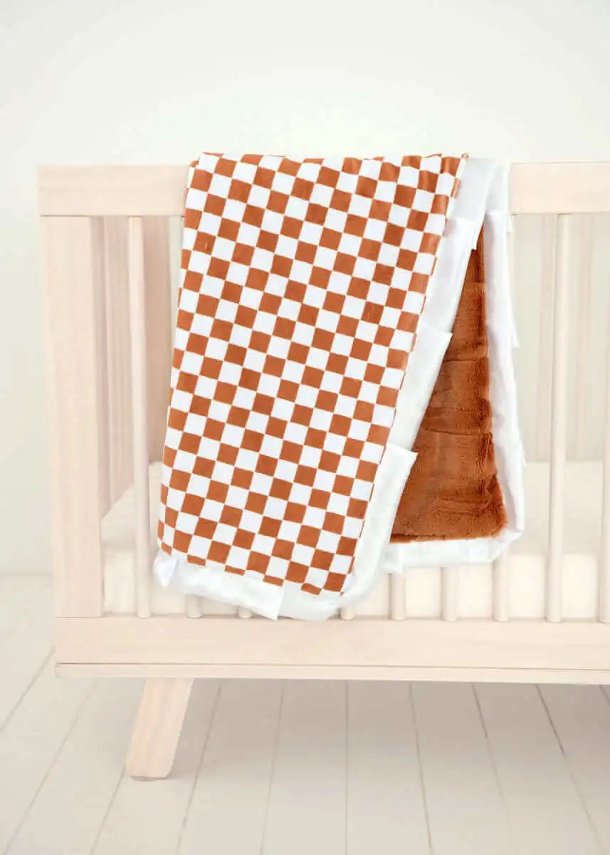 Checkered Copper Blanket
