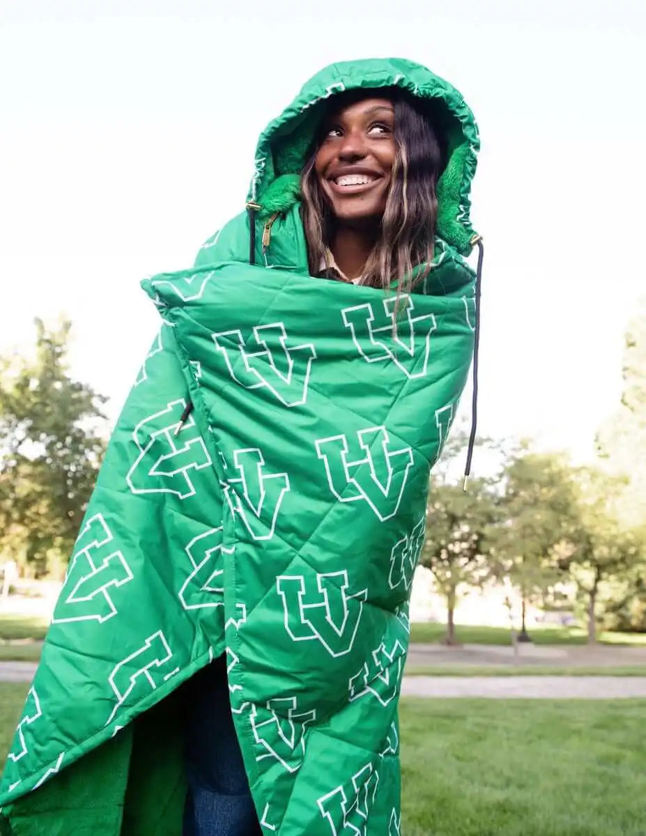 Utah Valley Wolverines  Hooded Stadium Everywhere Blanket