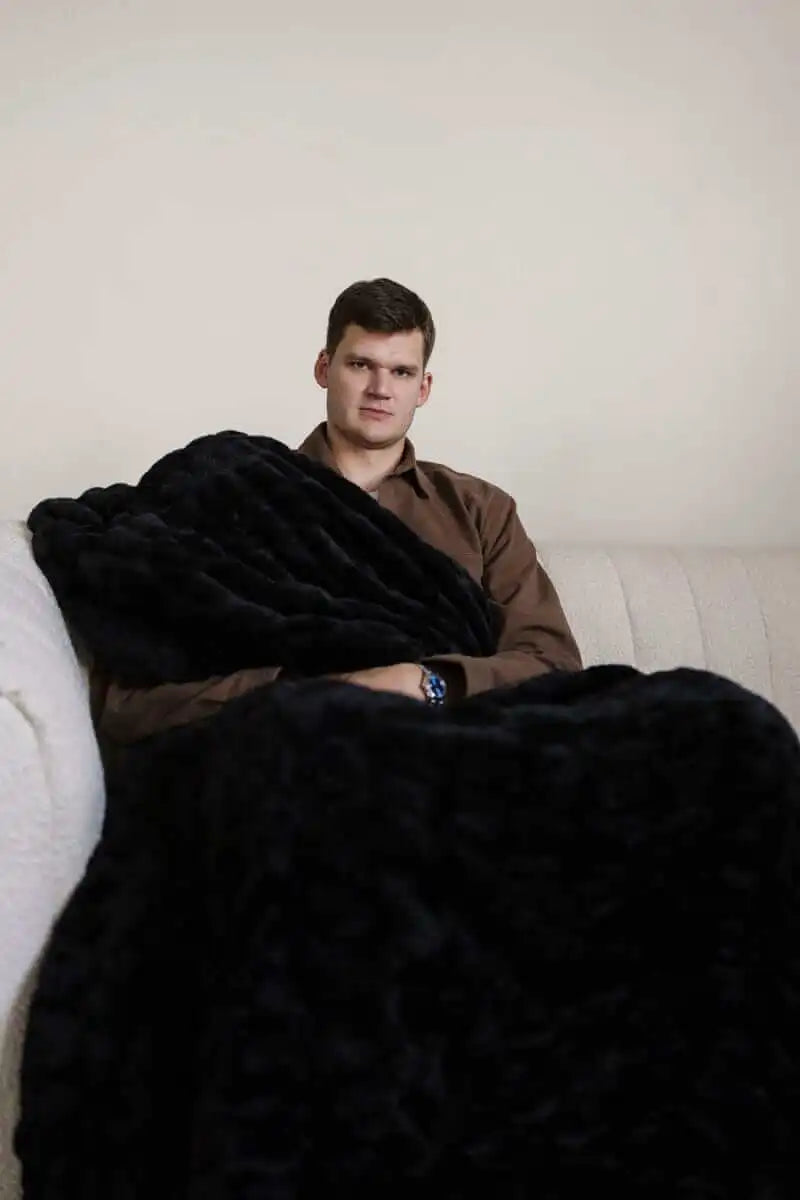 Walker Kessler Biggest Hugs Black Blanket