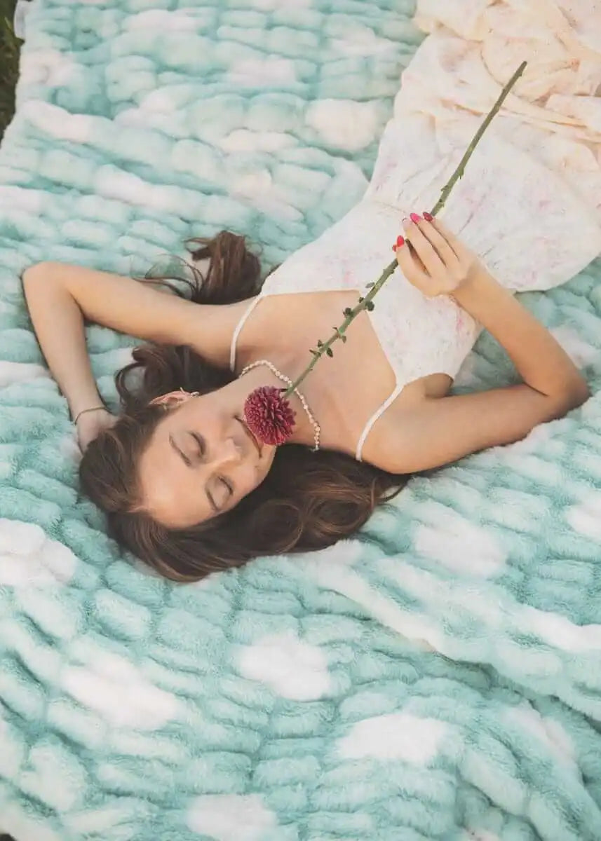 Hugs Polka Dot Tiffany Blanket