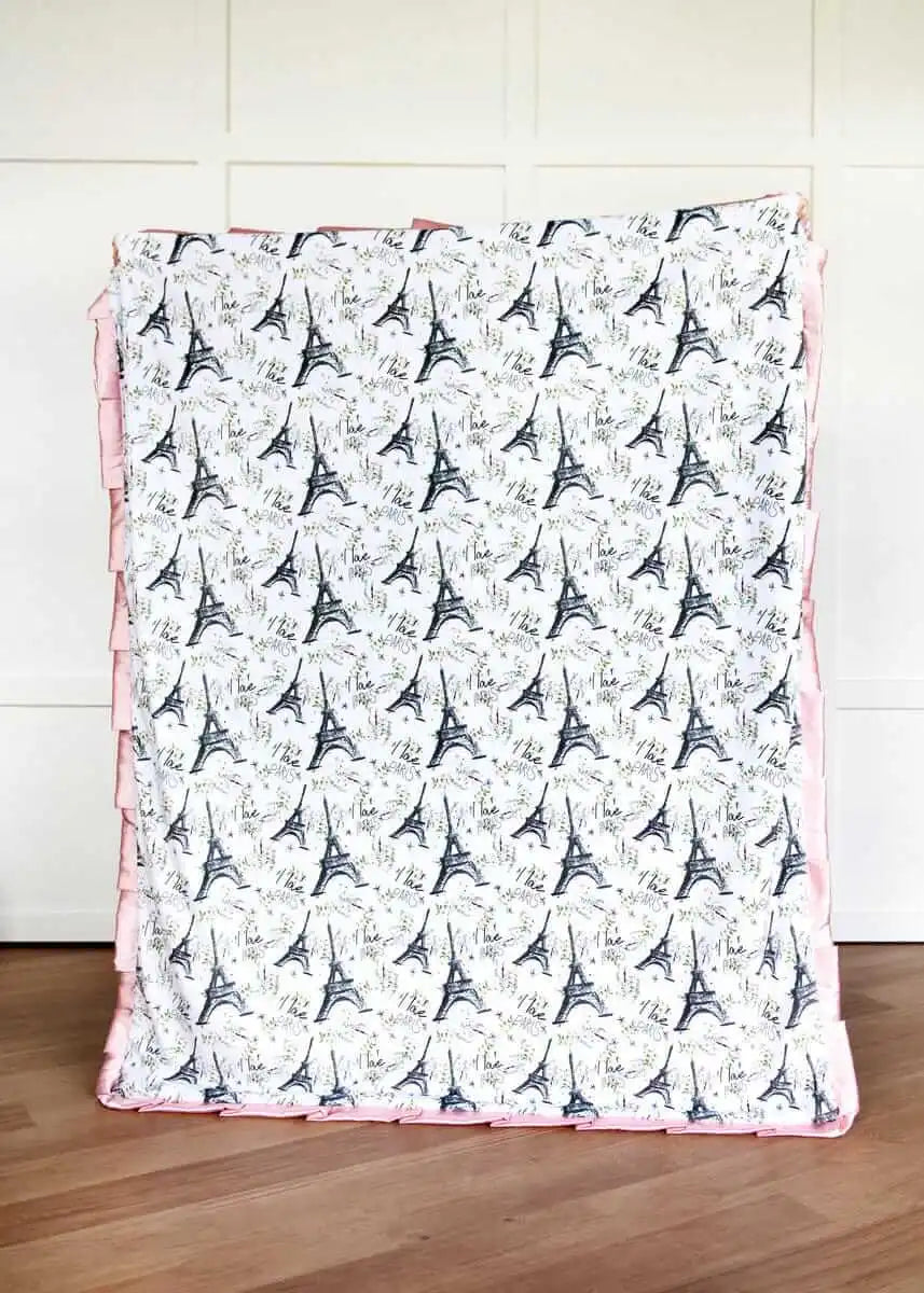 I Love Paris Blanket