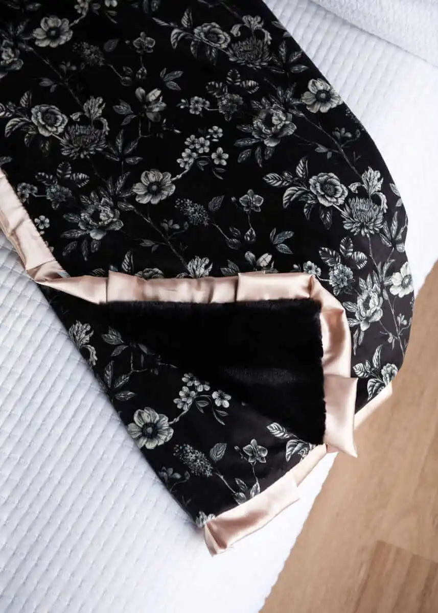 Moody Floral Blanket