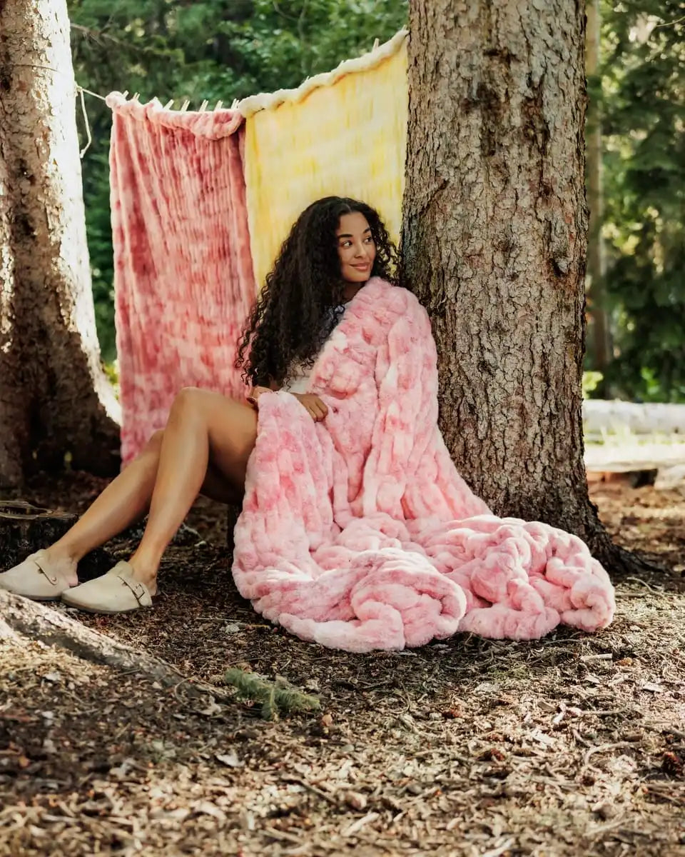Hugs Cotton Candy Pink Blanket