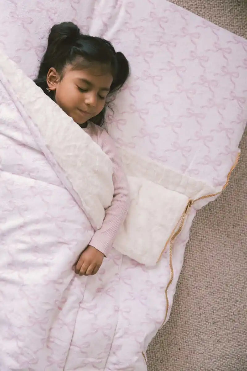 Sleeping Bag - Pretty Pink Bows