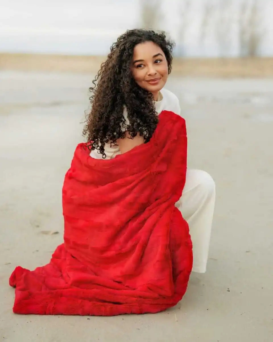 Sorbet Red Blanket