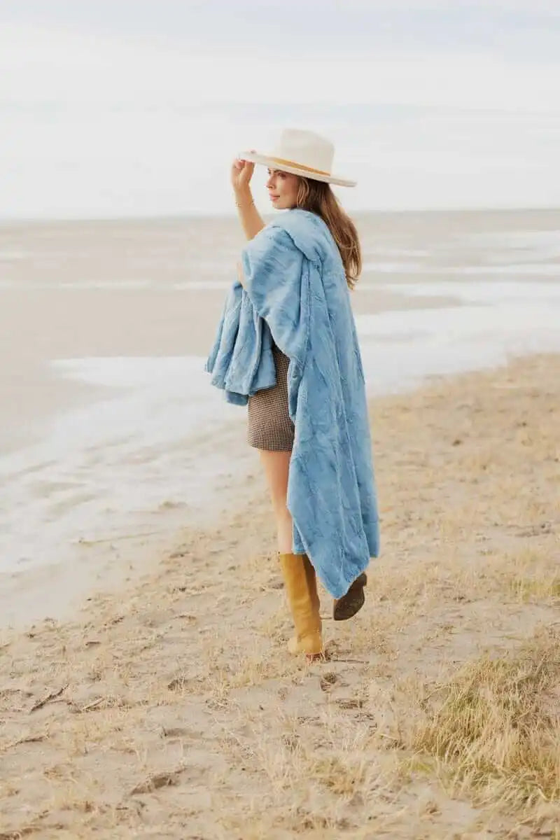 Sorbet Denim Blanket