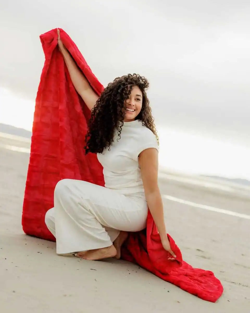 Sorbet Red Blanket