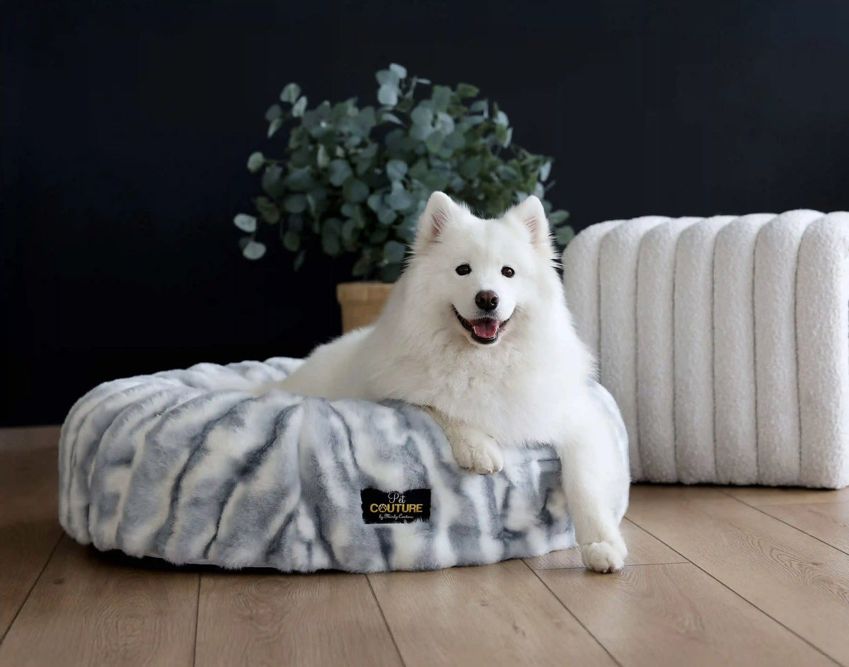 Cloudy Day Blue Pet Bed