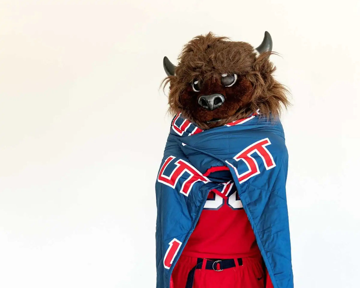 Utah Tech Trailblazers Hooded Stadium Everywhere Blanket