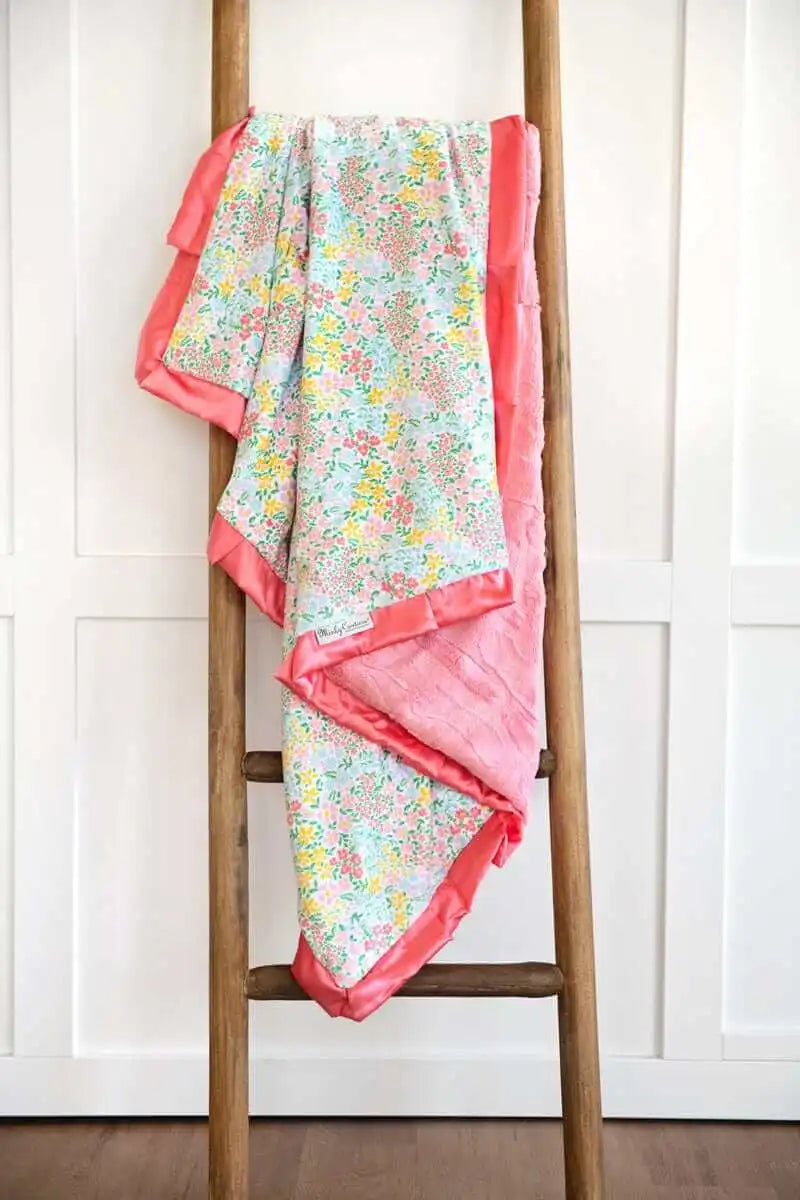 Dainty Floral Pastel Blanket