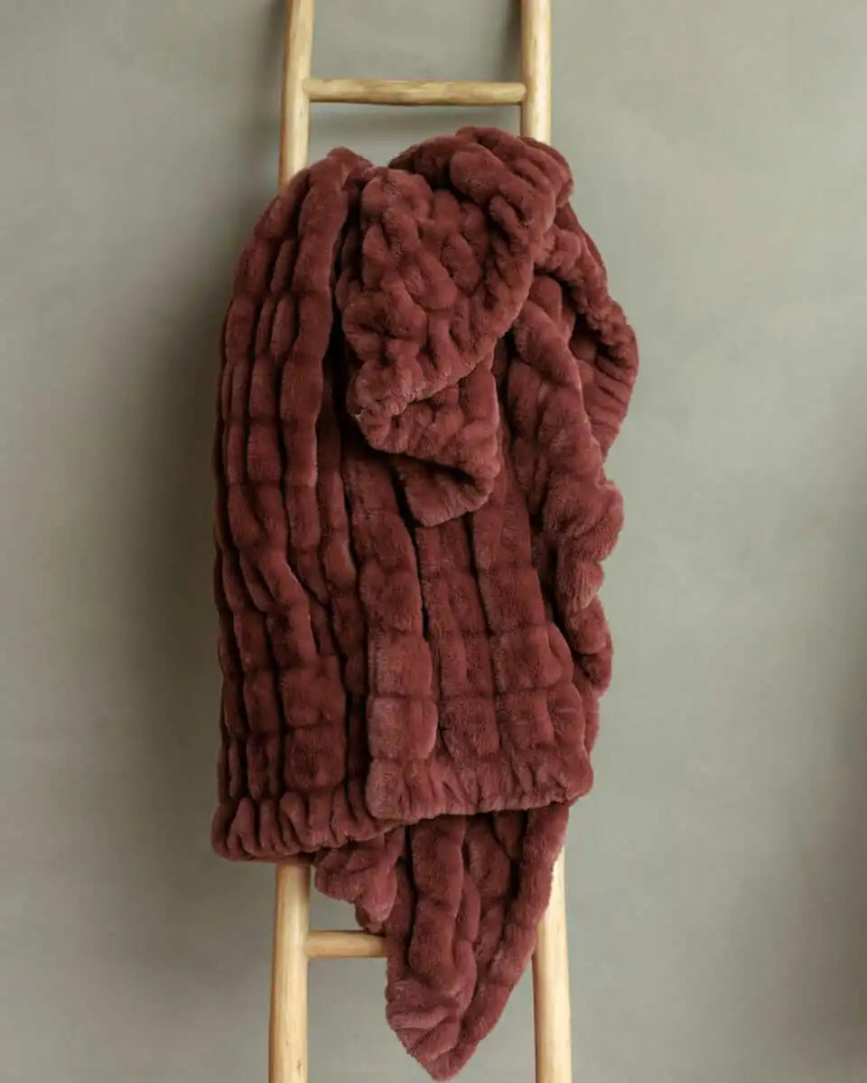 Hugs Rich Mahogany Blanket