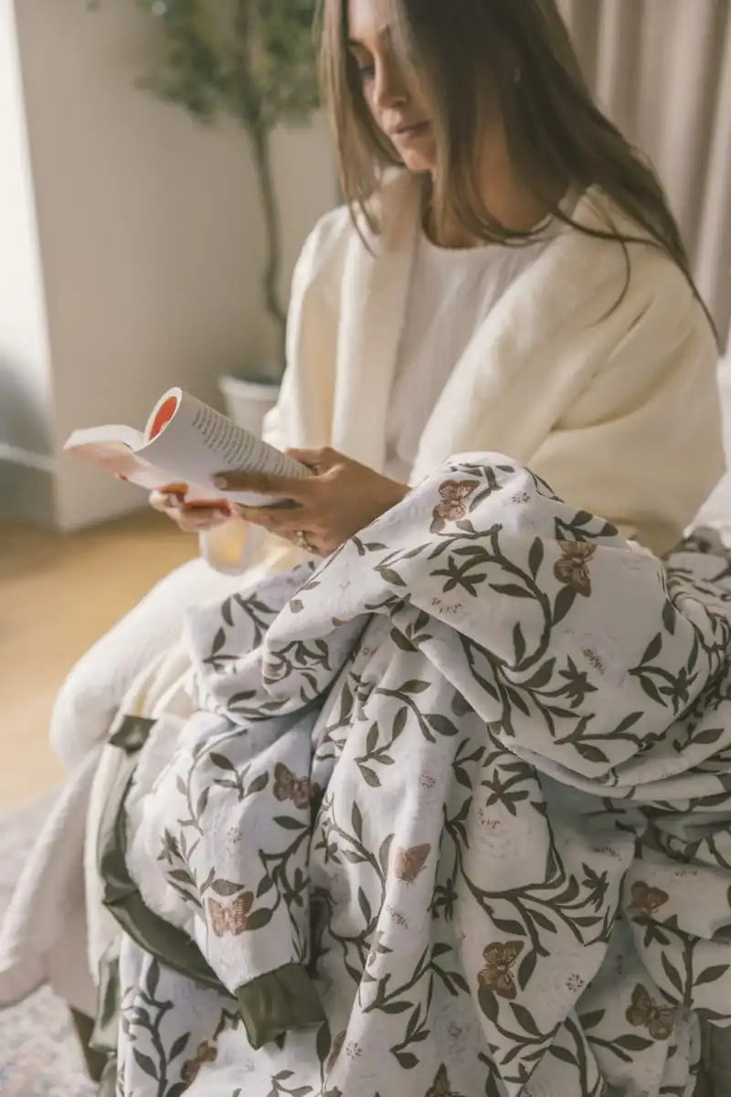 Peony Garden Blanket
