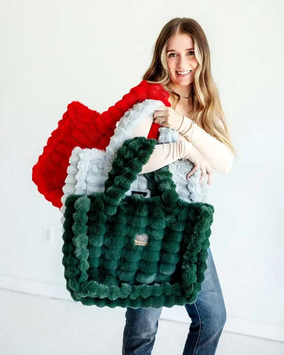 Annie Bag - Ripple Silver